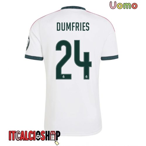 Real Madrid Denzel Dumfries #24 Prima Maglia 2026-27 Manica Corta